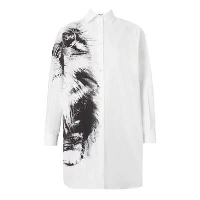 THE PRINTED COTTON POPLIN DRESS